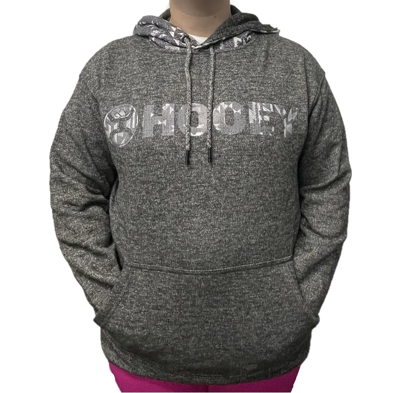 Hooey® Men's Lock-Up Grey Aztec Print Hoodie HH1191GY