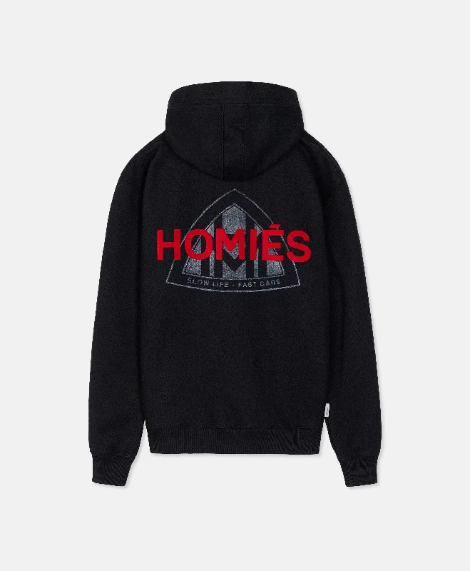 MAYMARB HOODIE BLACK RED