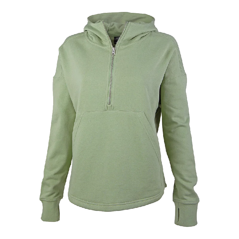 C2427 Women's Willow Scallop Hem Hoodie