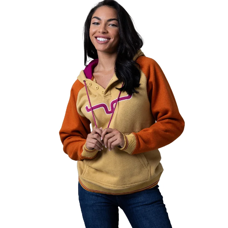 Kimes Ranch Ladies Amigo Maize Contrast Hoodie WHO0000001-YW003