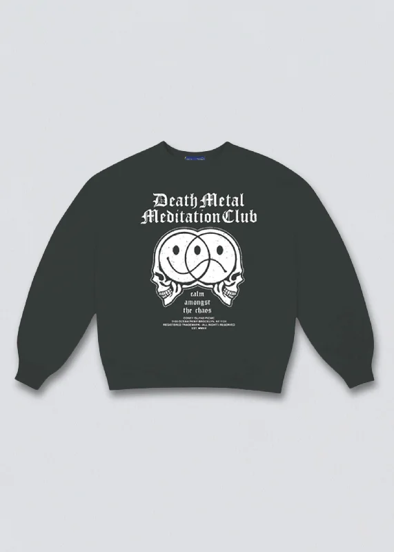 Death Metal Meditation Club Graphic Sweatshirt