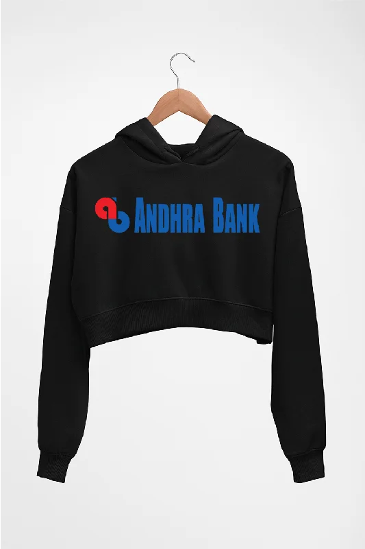 Andhra Bank Crop HOODIE FOR WOMEN