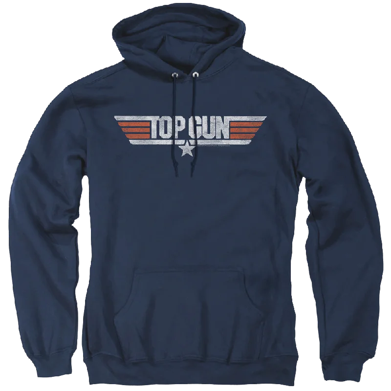 Top Gun Distressed Logo - Pullover Hoodie