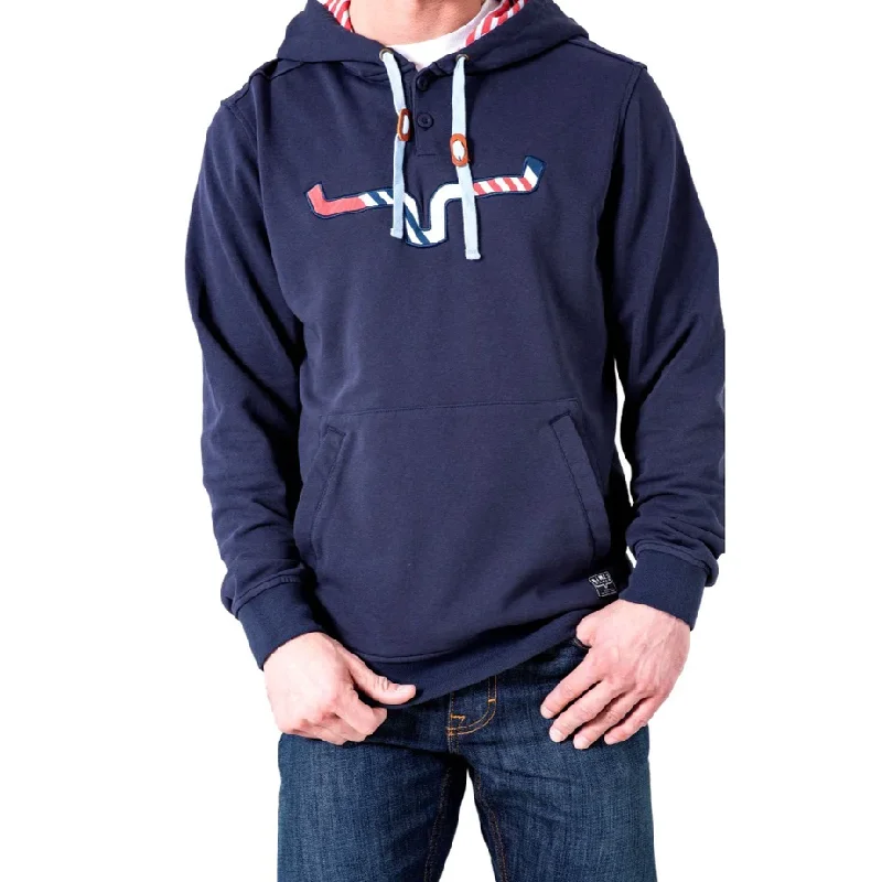 Kimes Ranch Men's Anson Graphic Navy Blue Hoodie S24M13S376C123