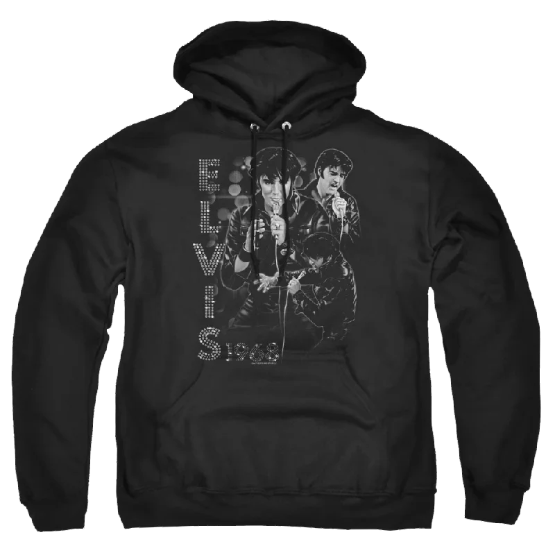 Elvis Presley Leathered - Pullover Hoodie