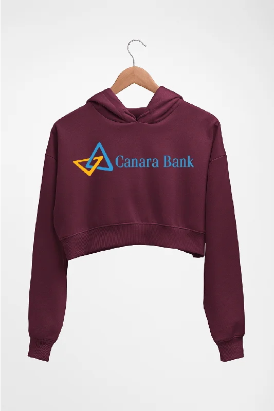 Canara Bank Crop HOODIE FOR WOMEN