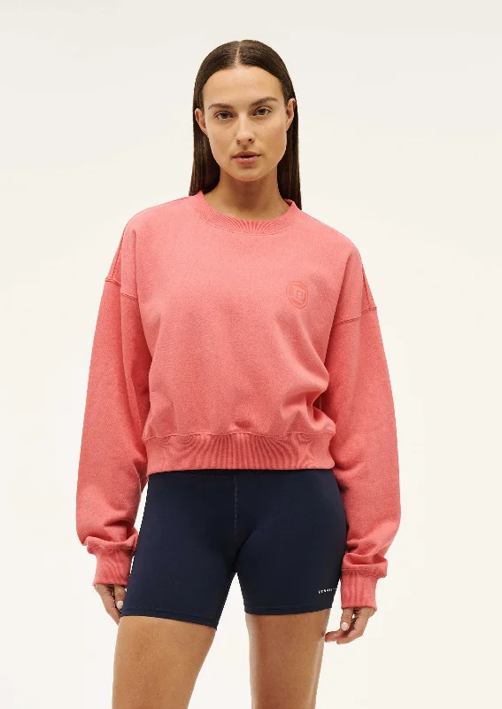 REVERIE SWEAT IN WASHED POPPY RED