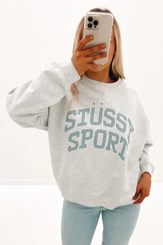 Sport Oversized Crew Snow Marle