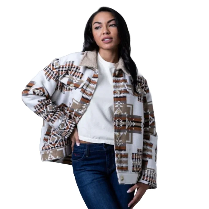 Kimes Ranch Ladies Red Rocks Aztec Oatmeal Jacket WJA0000047-BE004