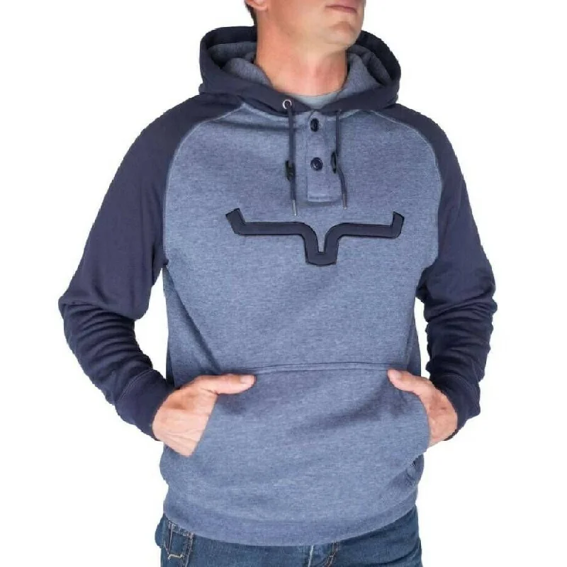 Kimes Ranch Men's Blaze 2 Fleece Navy Hoodie BLAZE-NVY