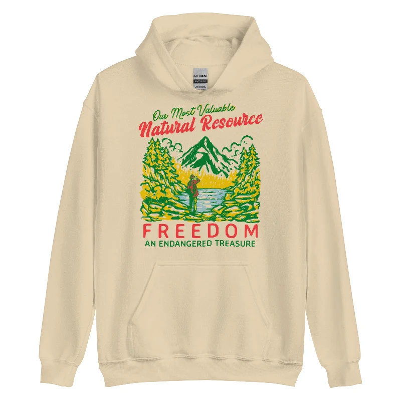 Our Most Valuable Natural Resource Freedom Hoodie