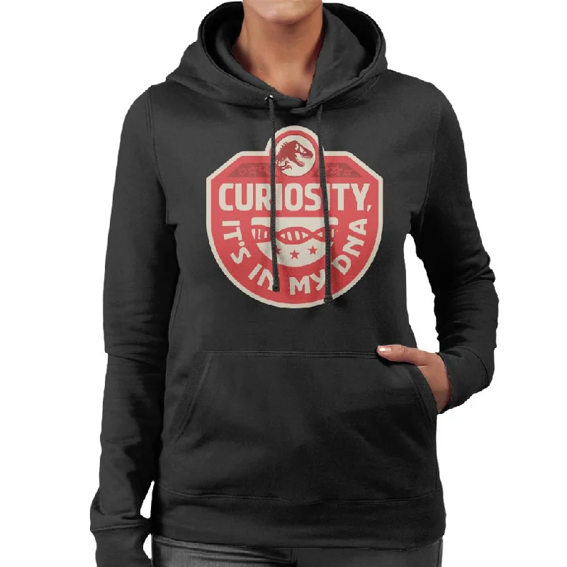 Jurassic Park Curiosity Its In My DNA Women's Hooded Sweatshirt