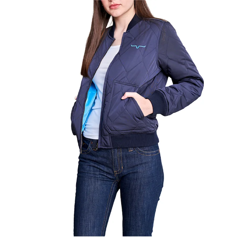 Kimes Ranch Ladies Navy Marino's Bomber Jacket MAR-NAVY