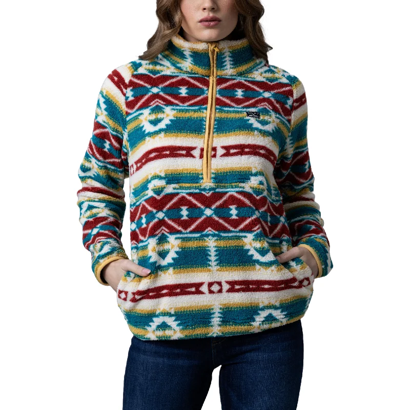 Kimes Ranch Ladies Roswell Polar Fleece Aztec Matcha Sweatshirt WSW0000003-MTCHA