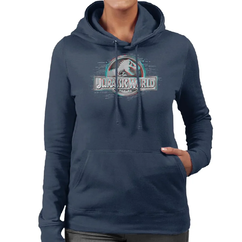 Jurassic Park X Ray Logo Women's Hooded Sweatshirt